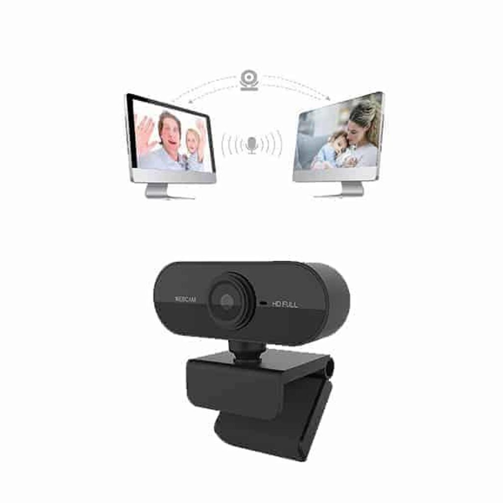 Full HD Webcam 1080p mit Mikrofon, Rauschunterdrückung, USB Produktbild 