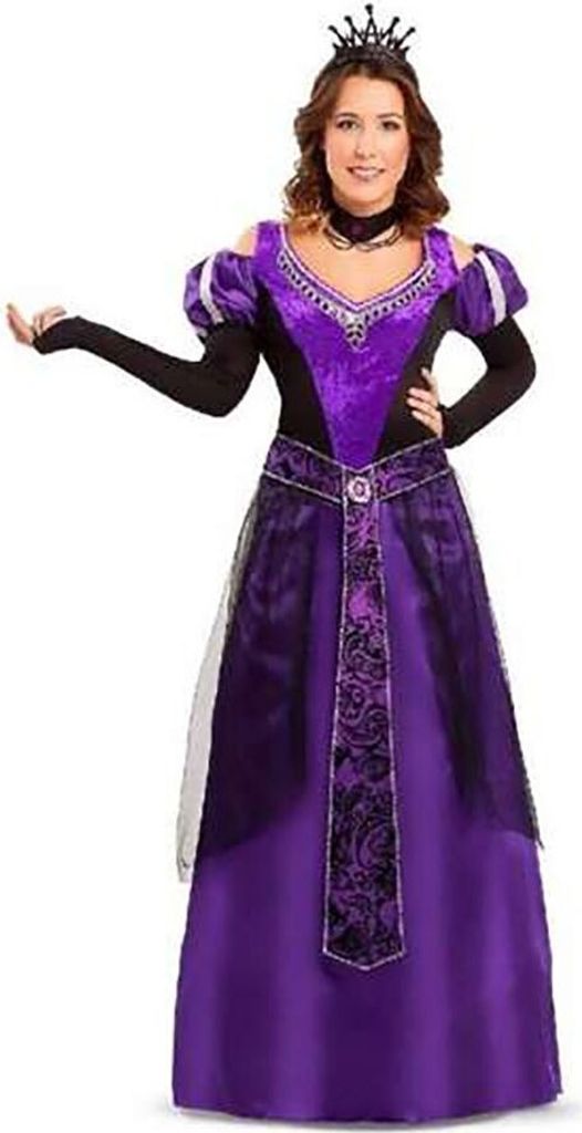 Mom Mittelalter Königin Kostüm Lila XL Lila XL