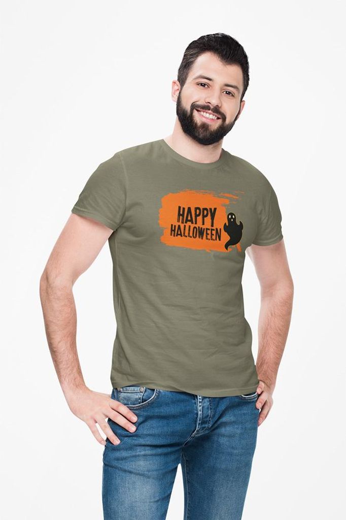 D&B Uni Polo ST00252 Halloween MilitärGrün-Größe S