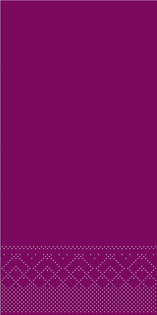 Tissue Serviette Aubergine, 40 x 40 cm, 1/8 Falz, 100 Stück - Mank