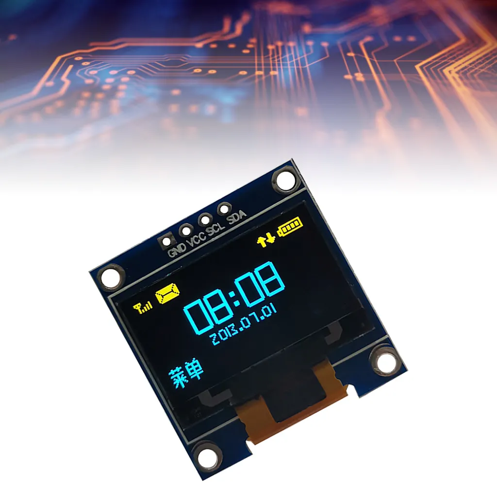 Display LED Organico I2C SSD1306 - Design Sottile per Progetti IoT - 5