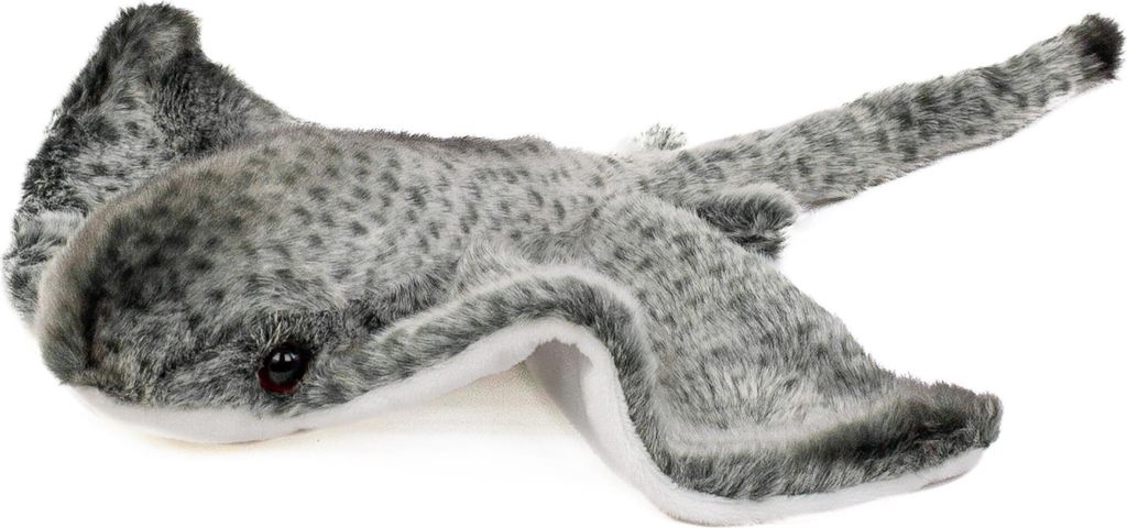 Kuscheltier Rochen grau 43 cm Fisch Produktbild 