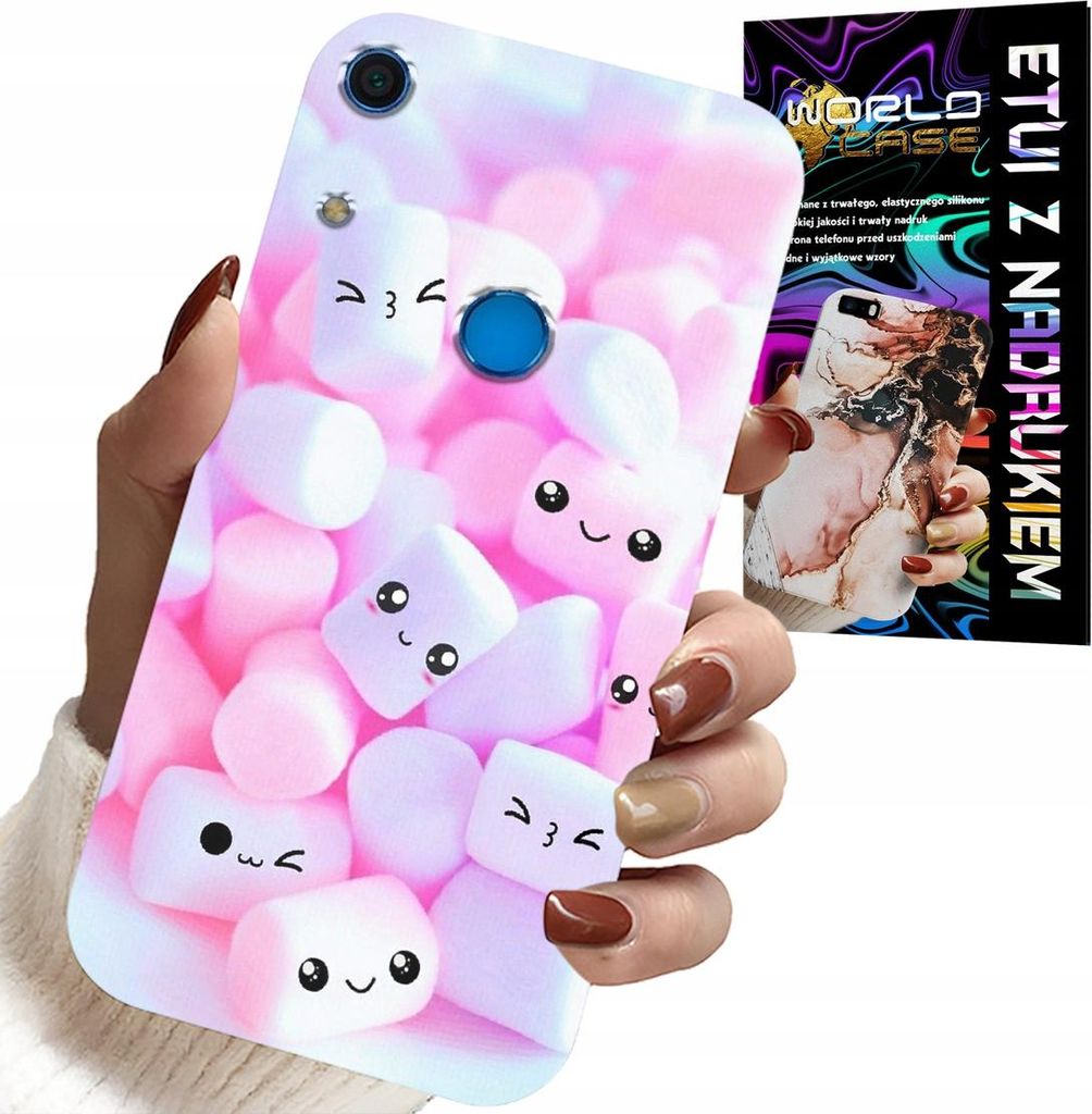 Gehäuse Für Huawei Y6S - Süsses Marshmallow-Muster, Gehäuse, Rückseite
