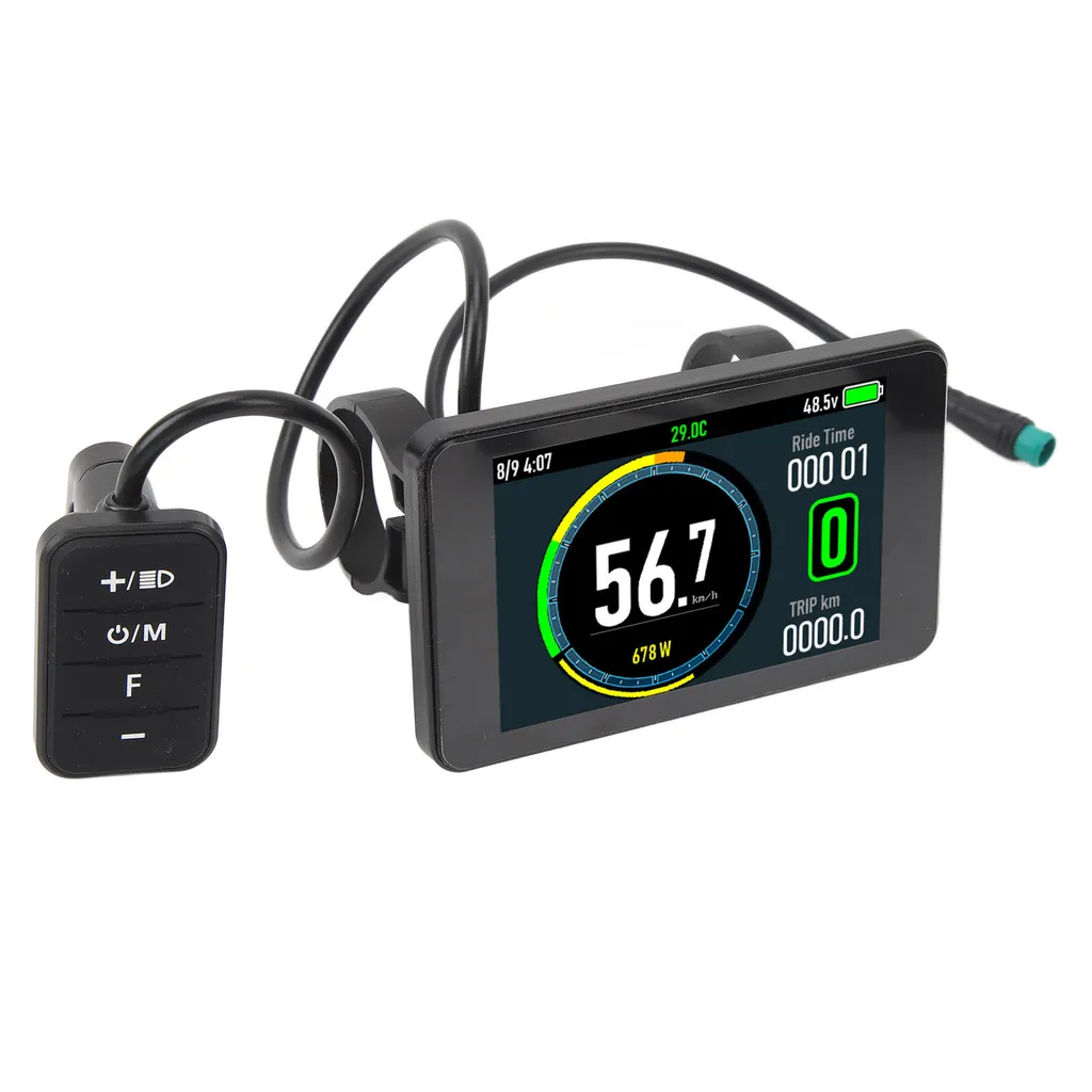 Compteur d'Affichage LCD pour Vélo Électrique Trajet Urbain VTT