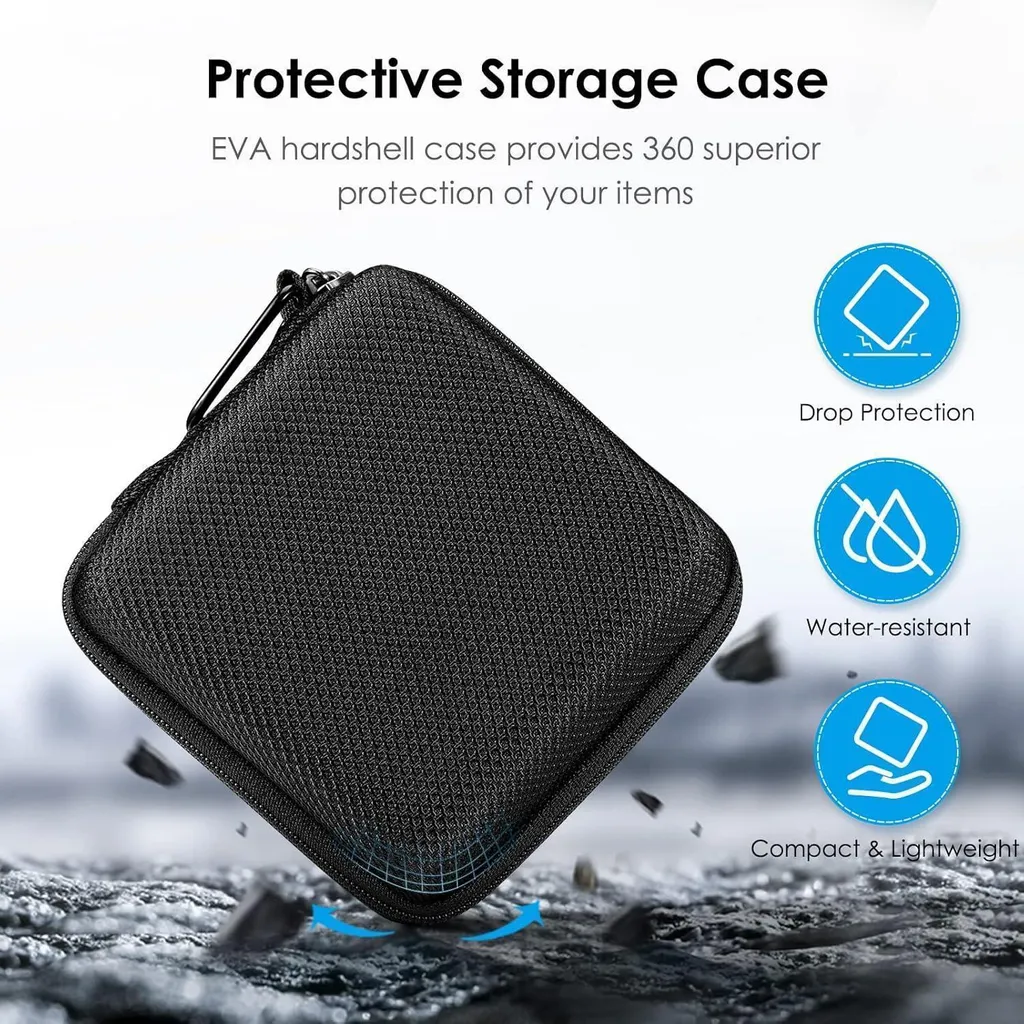 Rangement Rigide pour Chargeur MacBook - Idéal Voyage et Déplacement