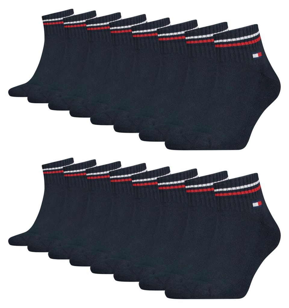 8 Paar Tommy Jeans Herren Quarter Iconic Socken Produktbild 