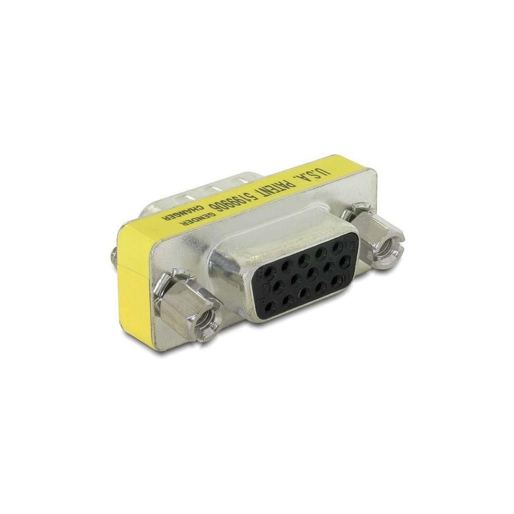 DeLOCK Adaptér Gender Changer VGA žena-samice, Sub-D 15, Obrázek produktu 