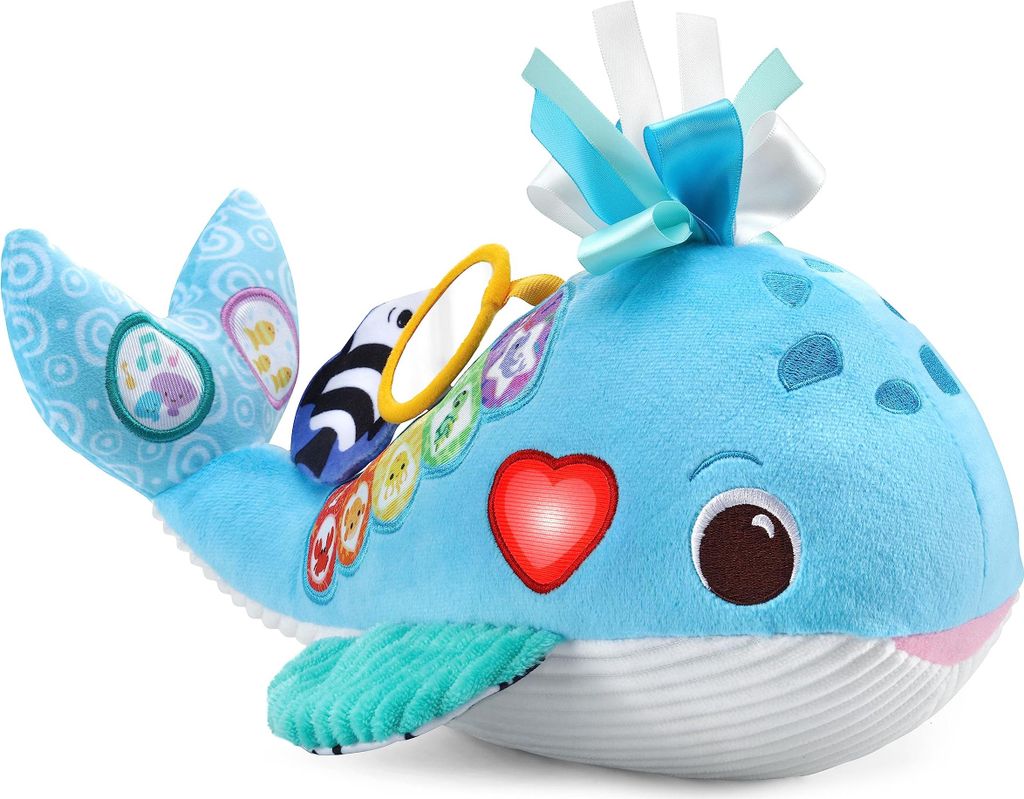 Balena di peluche musicale VTech, giocattolo di peluche Immagine del prodotto 