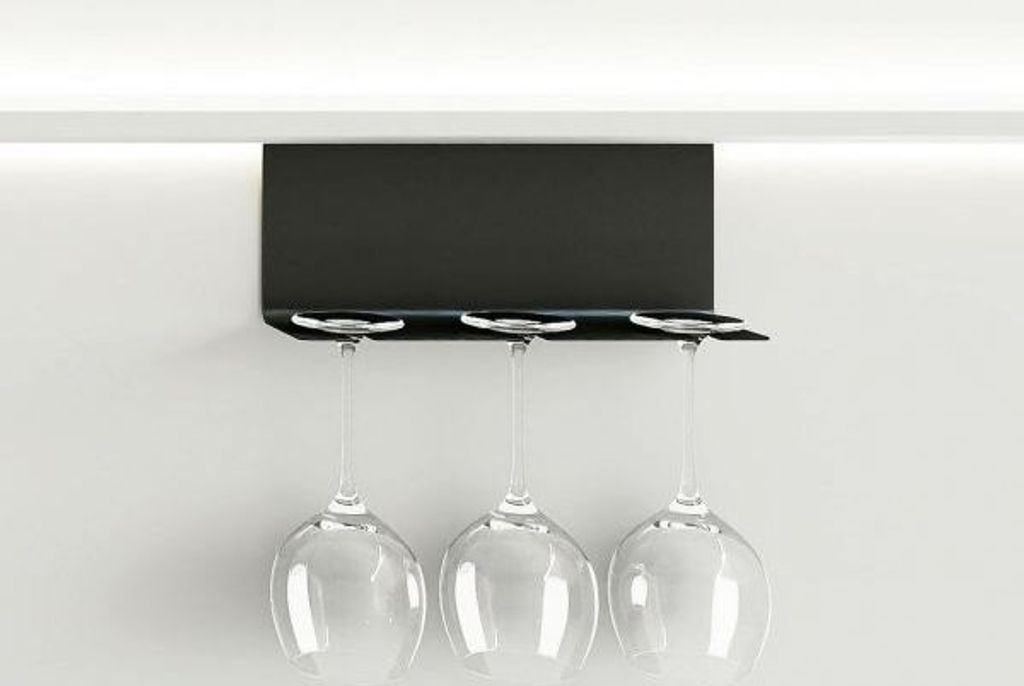 Naber 8041227 transFORM Gläserhalter für Relingsystem, schwarz matt