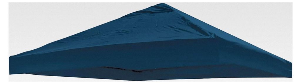 Ersatzdach für Pavillon 3x3 m Farbe Blau wasserdicht aus PVC-beschichtetem Polyester
