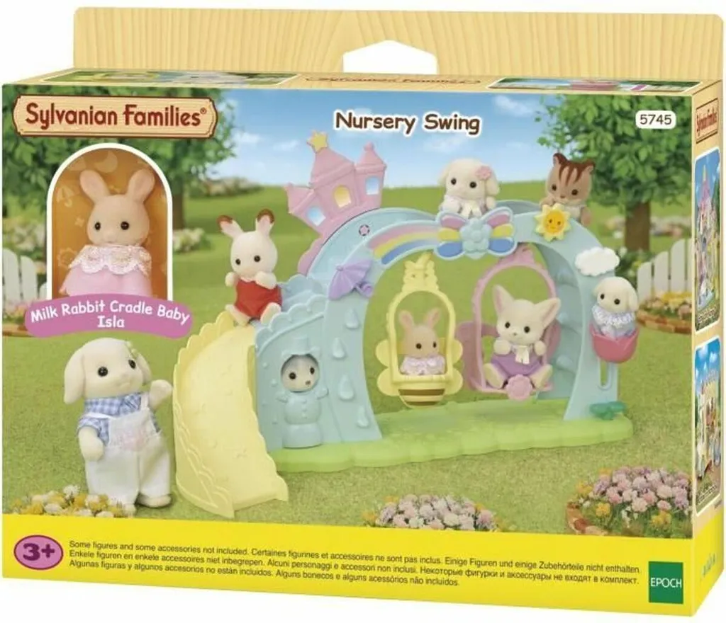 Sylvanian Families 5745 Balançoire Stable : Jouet Bébé Sans Chute