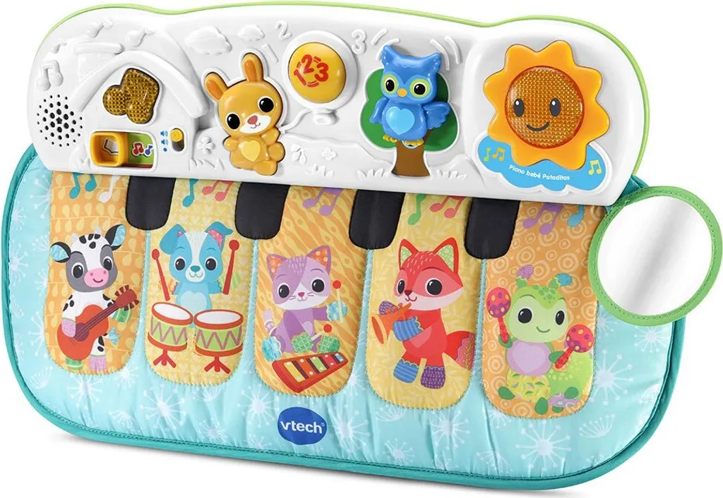 VTech Piano Pataditas Musicales - Jouet de Lit Interactif et Éducatif 3 Mois