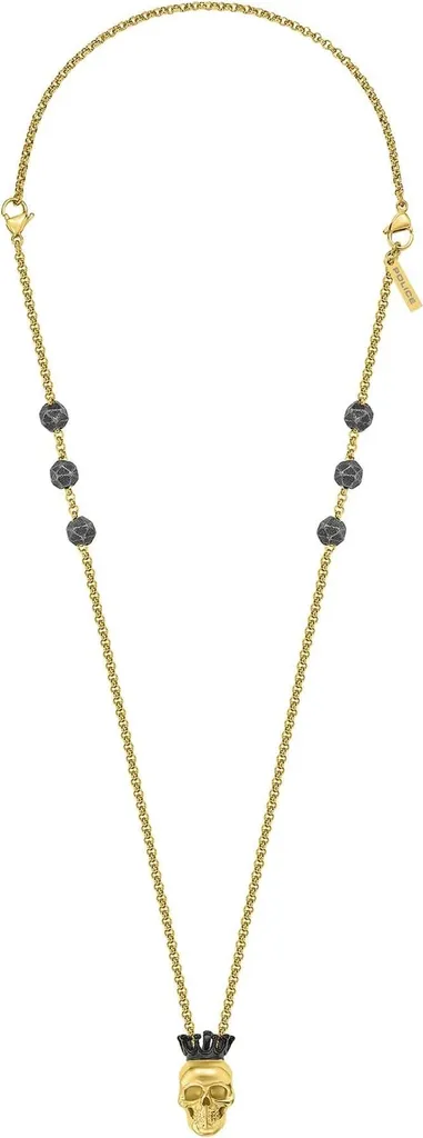 Collier Police pour Homme Idéal Cadeau Bijou Acier Style Urbain Iconic