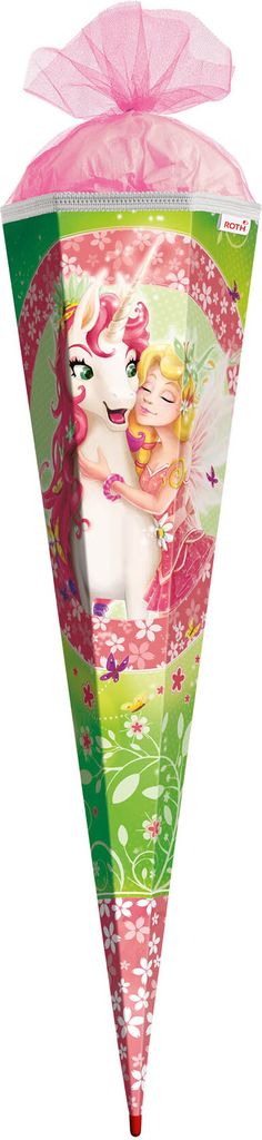 ROTH Schultüte groß Einhornglück 85 cm eckig Rot(h)-Spitze Produktbild 