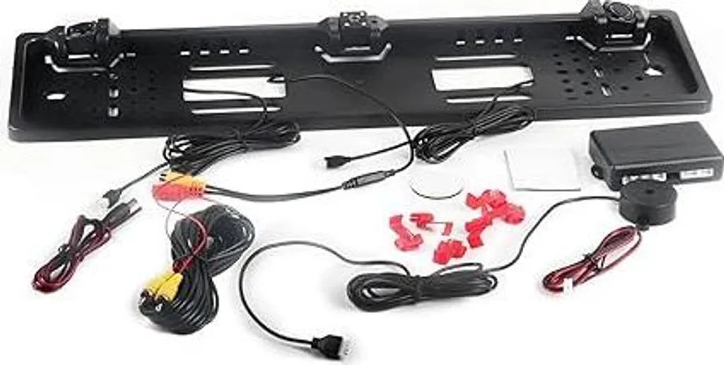 Kit Retromarcia Portatarga Akozon 12 LED: Visione Notturna e Sicurezza