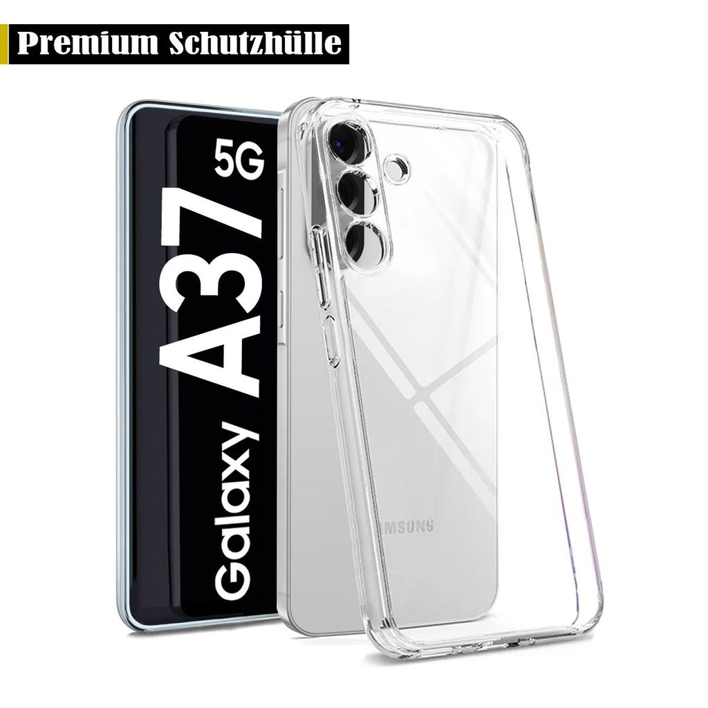 Für Samsung Galaxy A37 5G - Handy Silikon Hülle Transparent Produktbild 