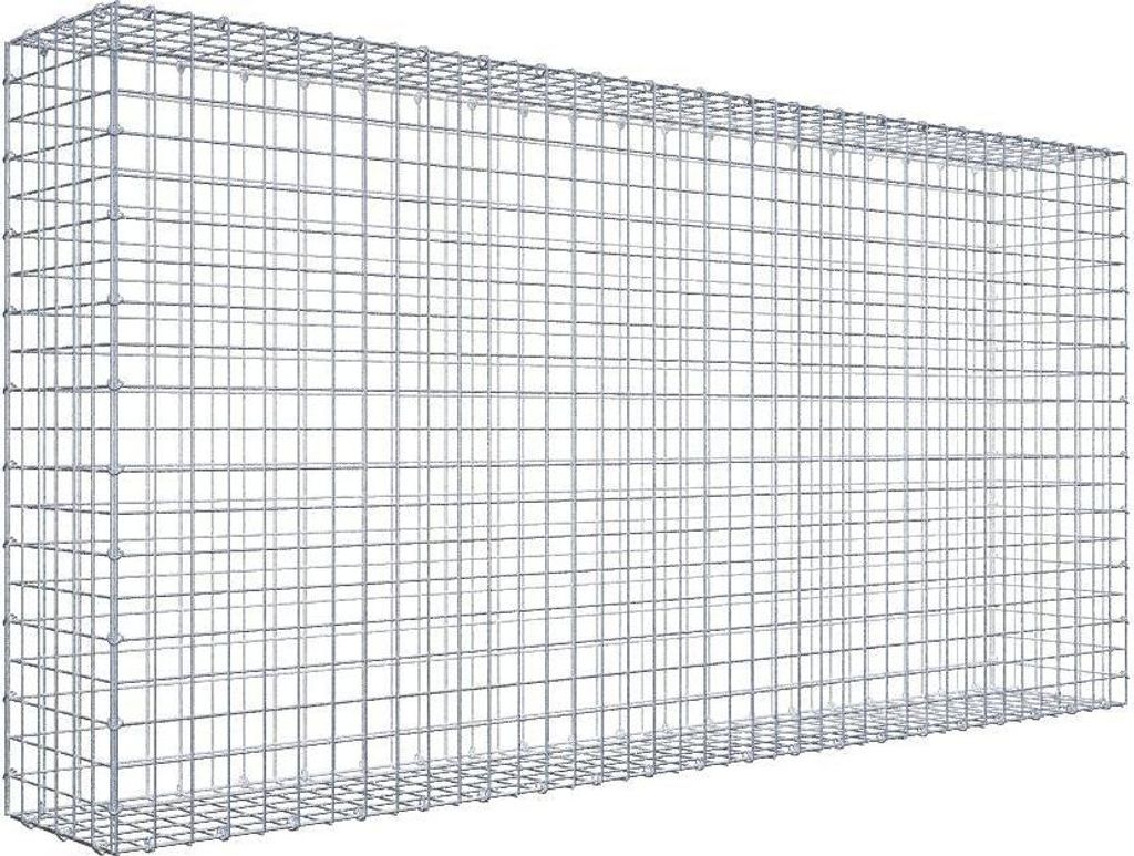 Gabione 200 cm x 100 cm x 30 cm (L x H x T), Maschenweite 5 cm x 5 cm, C-Ring