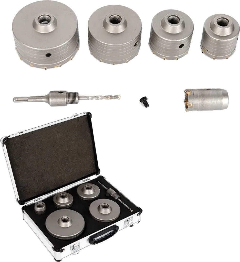 Jeu d'embouts pour scie à béton en acier au tungstène 40mm et 72mm