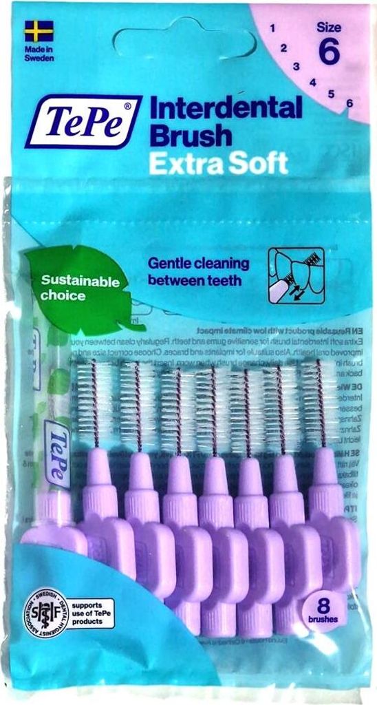 TePe Interdentalbü rste Extra Soft Lila ISO Gr. 6 Produktbild 