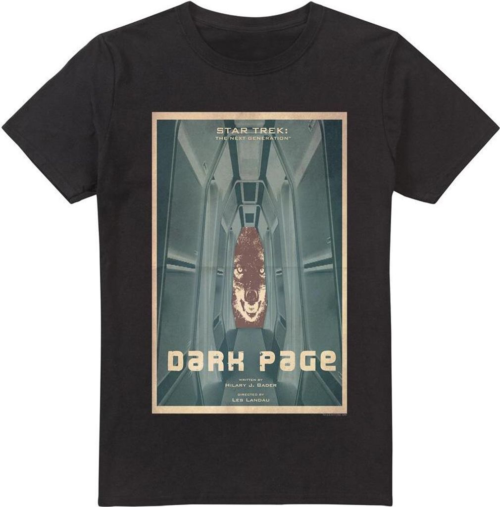 Star Trek - "The Next Generation Season 7 Episode 7" T-Shirt für Herren TV5465 (4XL) (Schwarz)