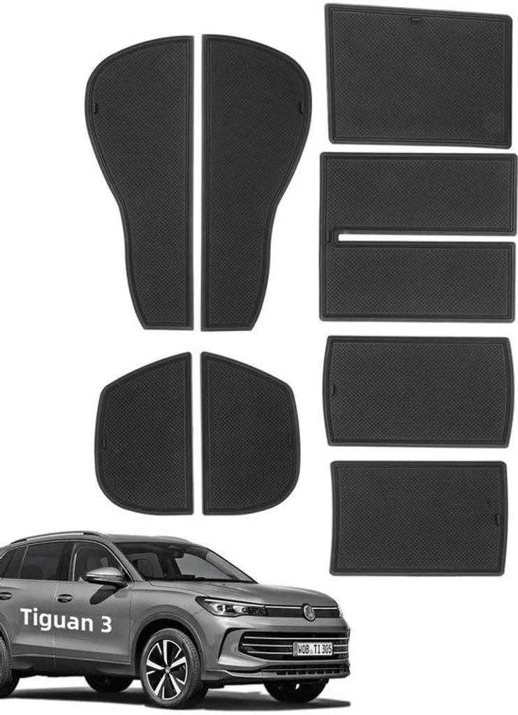 Tapis Anti-Bruit pour VW Tiguan 3 2024-2025 - Stop Vibrations et Rayures