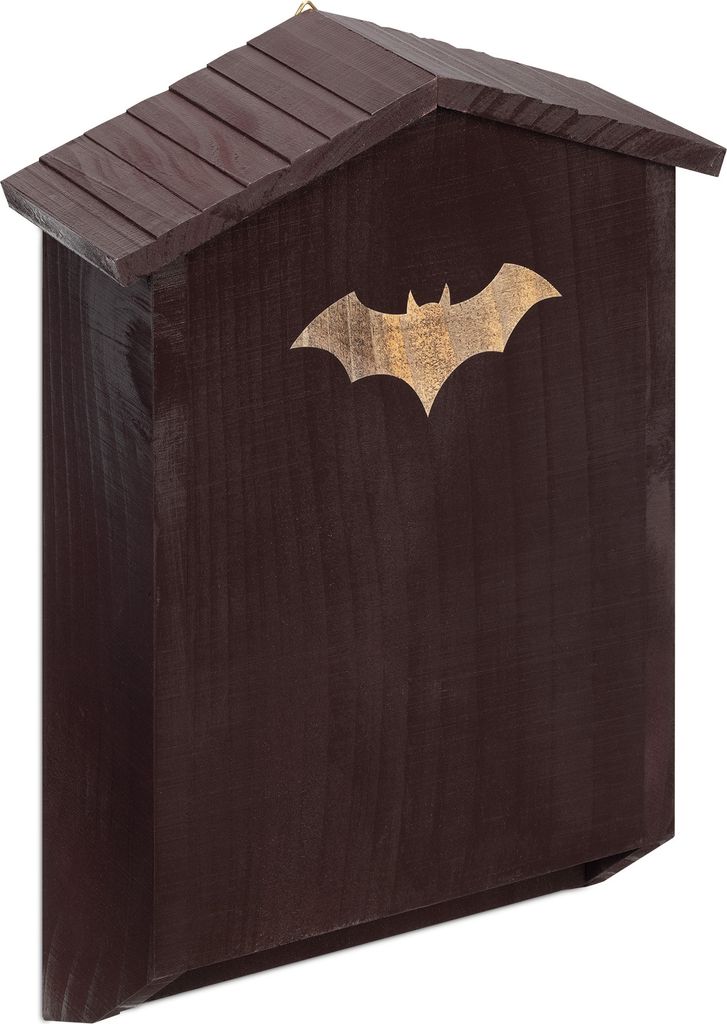 Navaris Fledermaushaus - Fledermauskasten aus Holz - Fledermaus Nistkasten - Nistkästen für Fledermäuse - ohne Montage und einfach zu befestigen