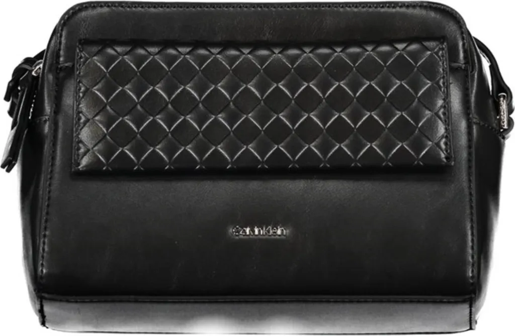 Sac besace Calvin Klein K60K611884 avec logo en relief et zip métal