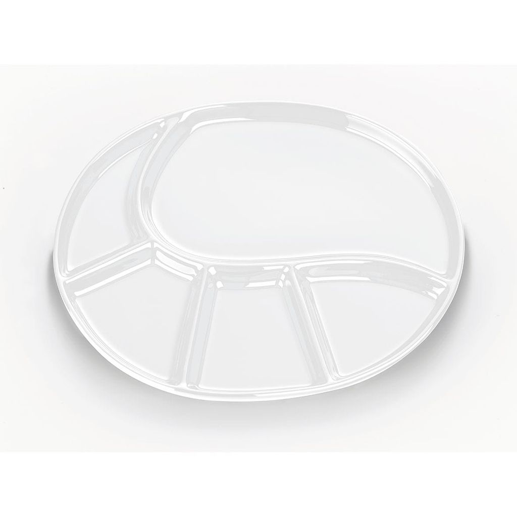 Kela 674061, Pojedyńczy, Owalny, Biały, 285 mm, 220 mm Zdjęcie produktu 