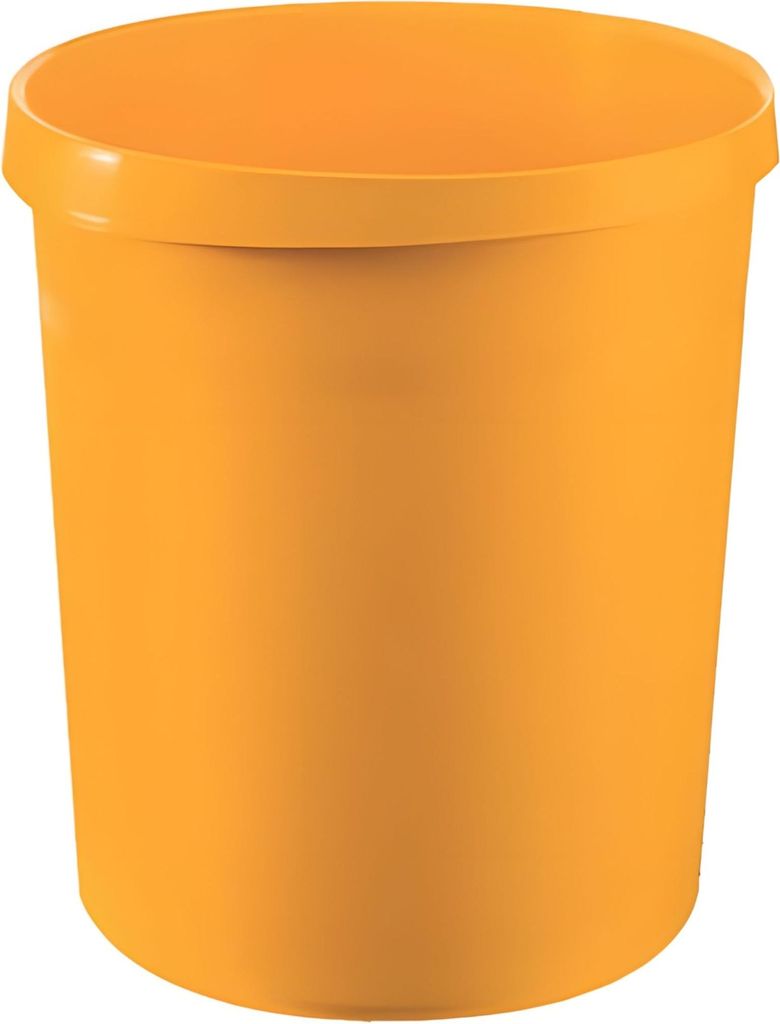 HAN Papierkorb GRIP 18 Liter rund gelb Produktbild 