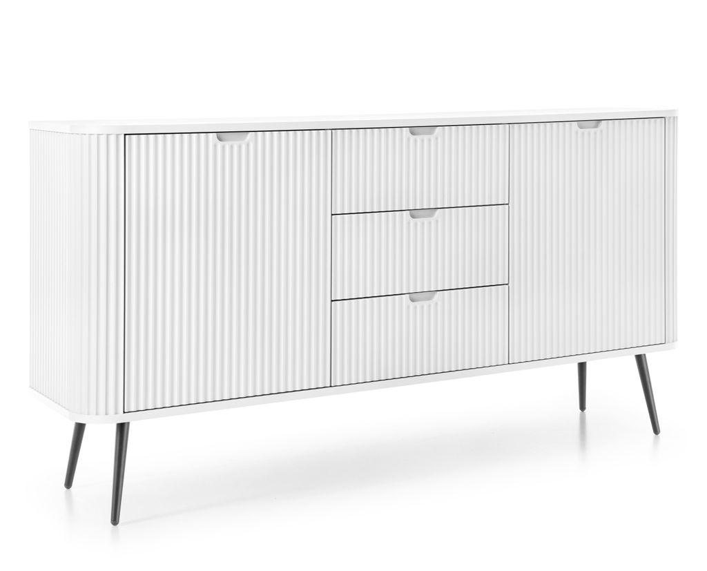 AX LIVING Schubladenschrank Kommode Salvia KS168 168 cm Breite, Weiß