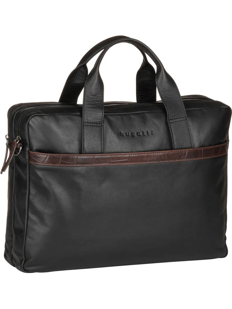 Porte-documents en cuir Bugatti Corso DeLuxe Large avec protection PC - 13