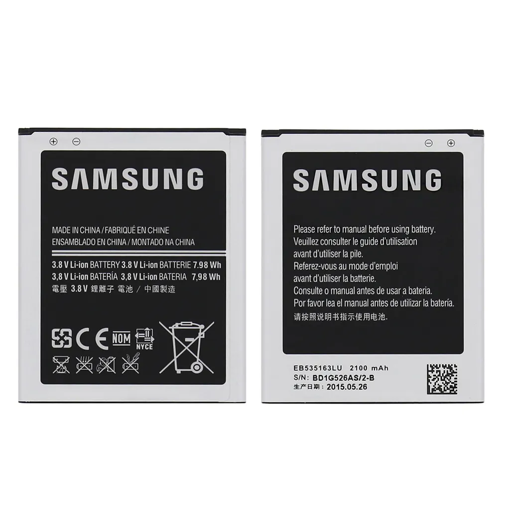 Batterie Li-Ion EB535163LU 2100mAh Haute Capacité pour Samsung i9082