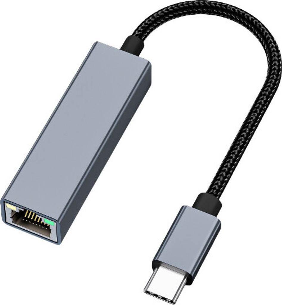 INF DK01 Type-C Gigabit Ethernet Adapter - Schlank und Schnell