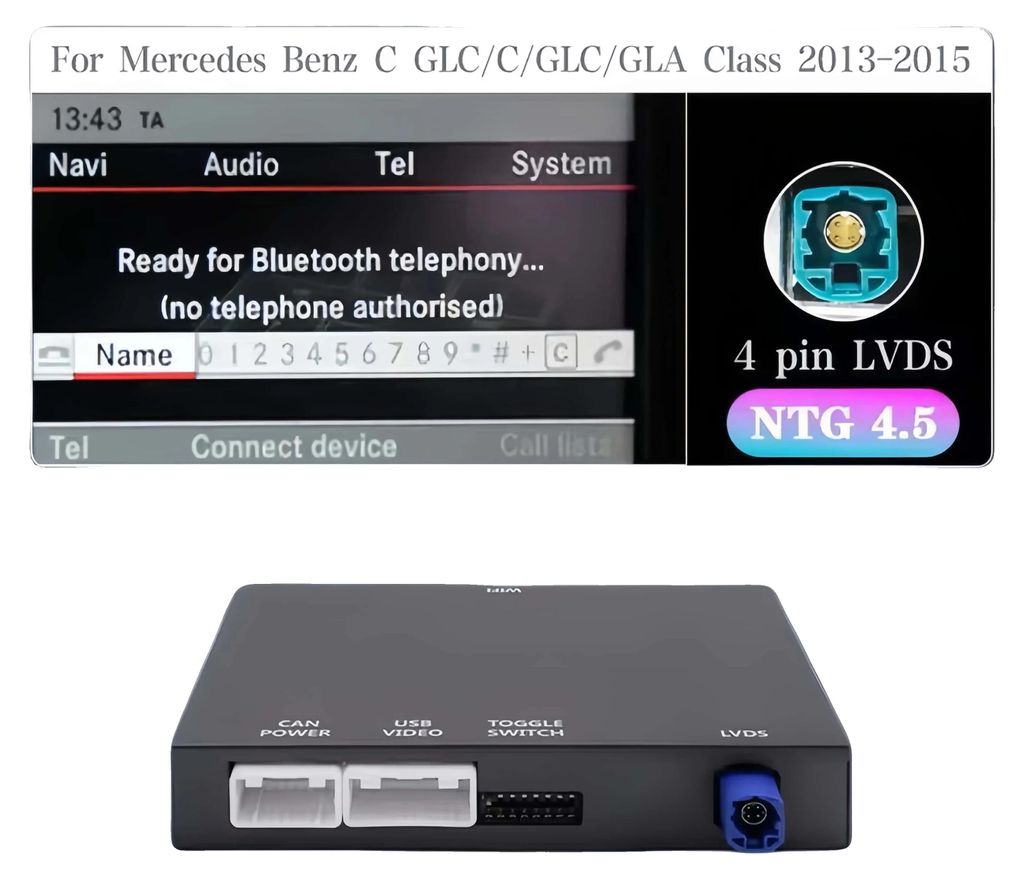 Dekodér CarPlay a Android Auto, bezdrátové připojení, Obrázek produktu 