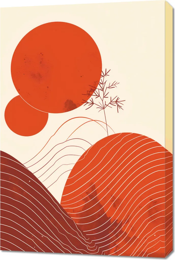 Quadro 60x90 cm Calore dei Rossi | Decorazione Classica Moderna