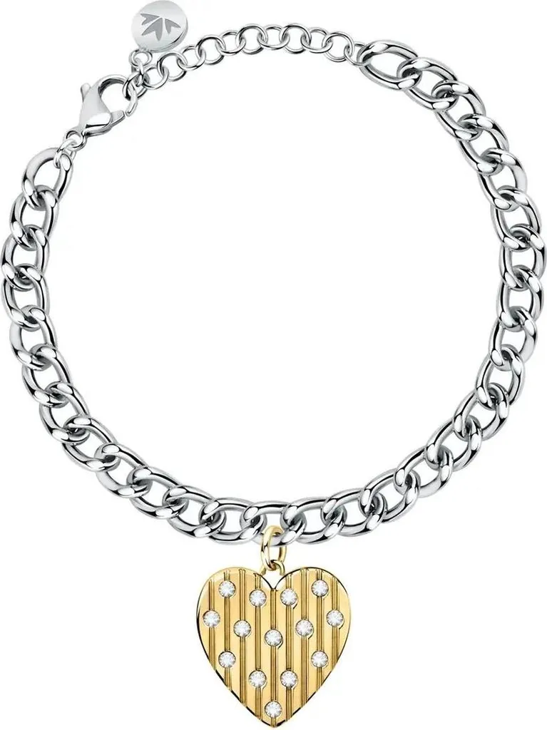 Bracelet Morellato INCANTO Mailles Entrelacées et Pavé de Cristaux Femme