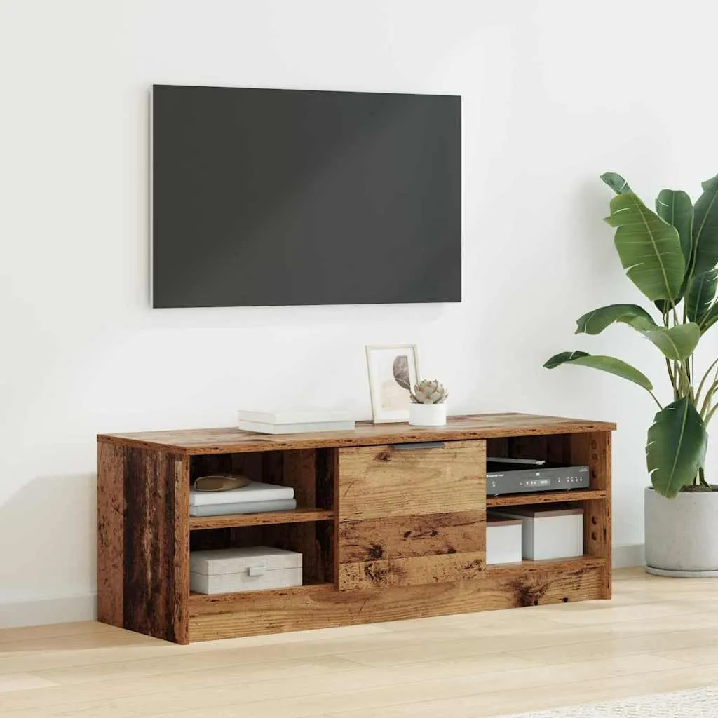 Maison Exclusive - Mobile TV in legno antico 102 x 35 x 36,5 cm Materiale ligneo