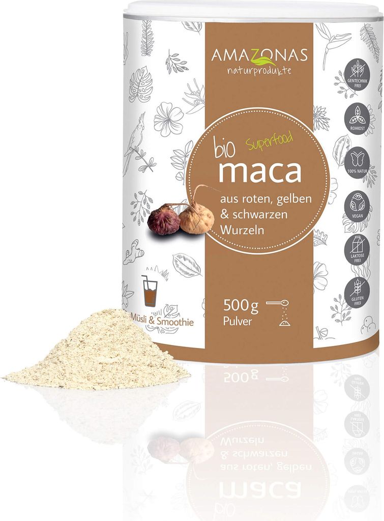 Maca 100% pura in polvere biologica 500 g Immagine del prodotto 
