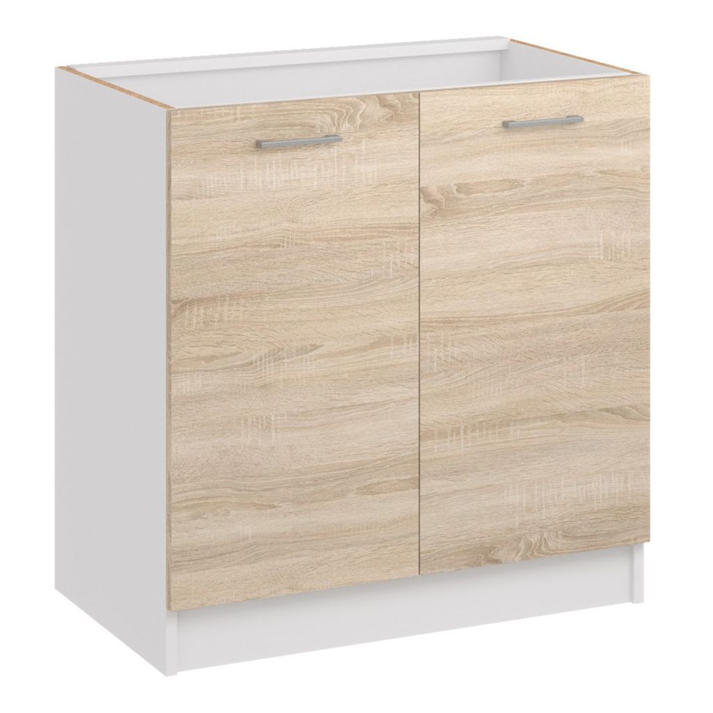 Roe Furniture | Küchenzeile - 280 cm - HellBraun (Sonoma) - Produktbild 