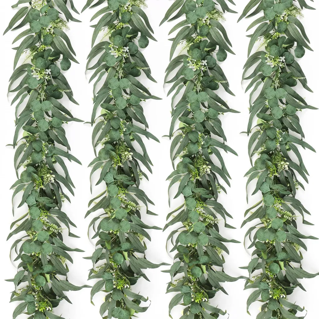Feuillage artificiel sans entretien eucalyptus saule lot 4