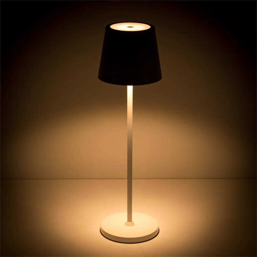 Lampe LED rechargeable LUME Plus blanche 2,2W dimmable étanche IP54