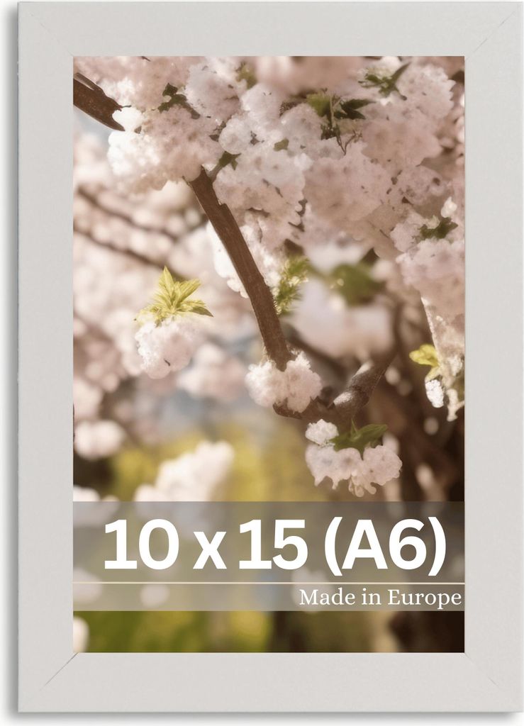 Bilderrahmen "Klee" - Farbe: Grau - Größe: 10 x 15 cm