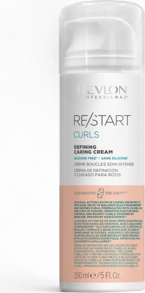 Revlon Professional Restart Curls Defining Caring Cream Pflege ohne Spülung für lockiges Haar 150 ml