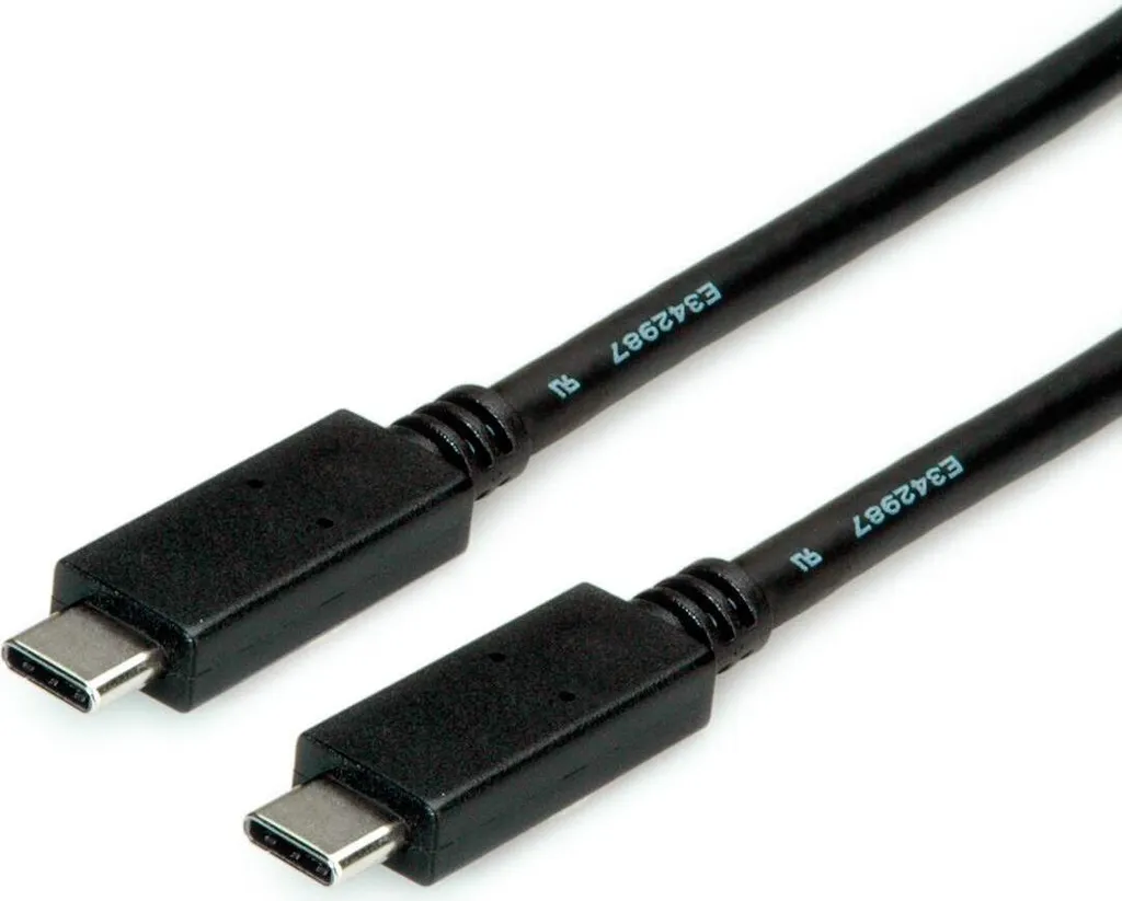 ROLINE 11.02.9055-10 Cavo USB USB 3.2 Gen 2 (3.1 Gen 2) 2 m USB C Nero
