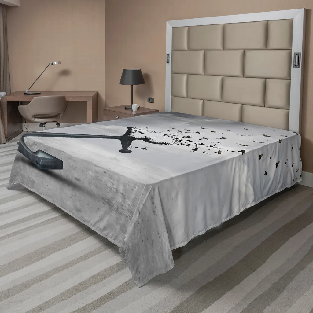 Lenzuolo Sopra ABAKUHAUS Grigio Uccelli 275x260 - Stile e Comfort