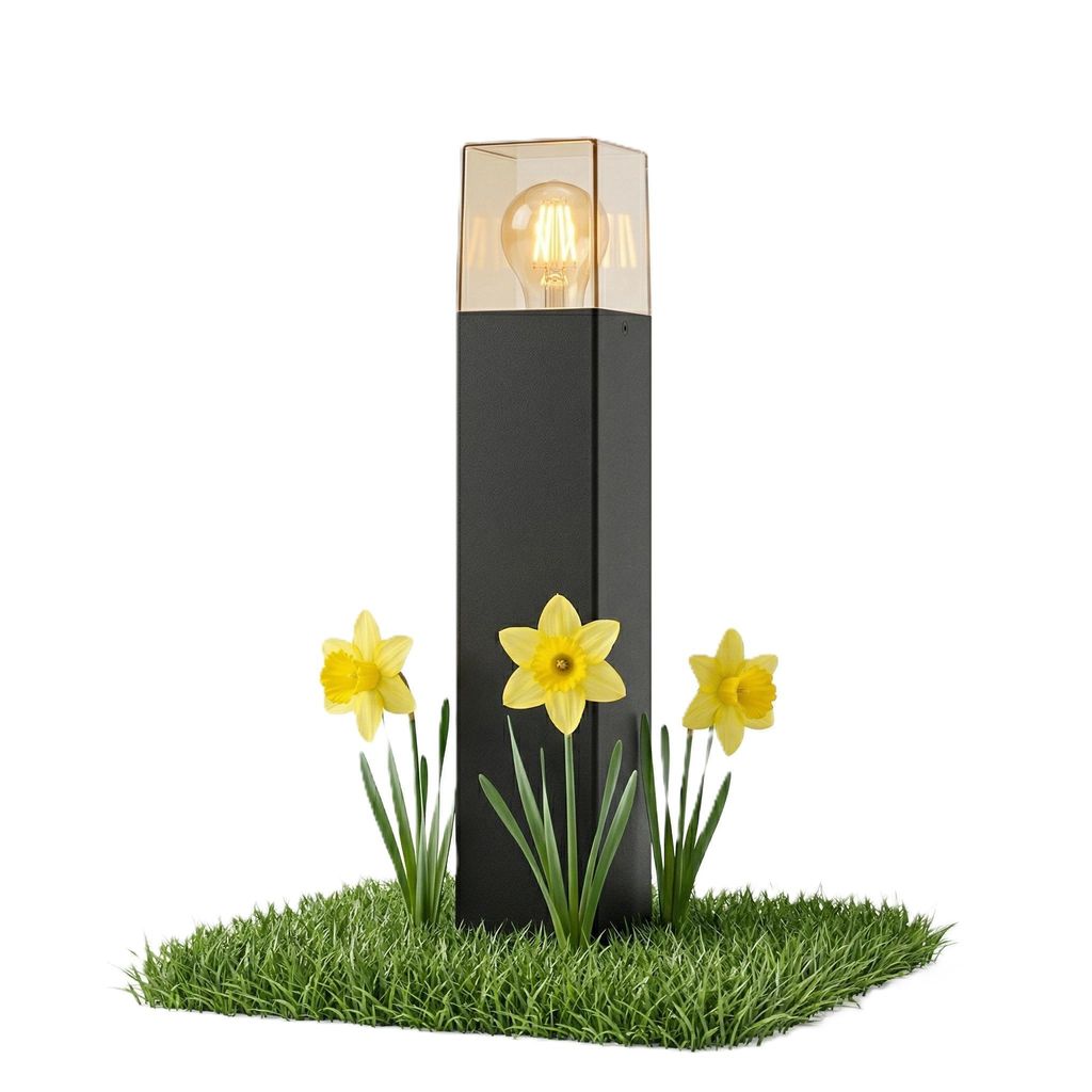 MasterLED LED Wegeleuchte E27 IP44 50cm Schwarz Produktbild 