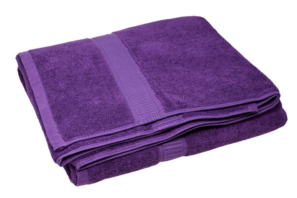 Badetuch groß aus Baumwolle 600 g/m², 2er Pack - Duschtuch, 90 x 180 cm