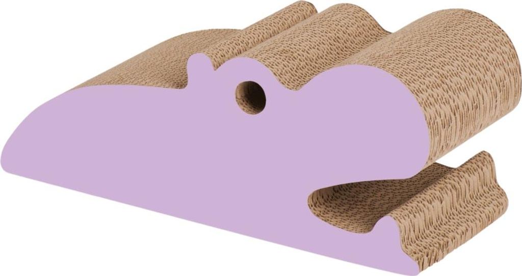 Catit Kratzpappe Zoo Scratcher Hippo