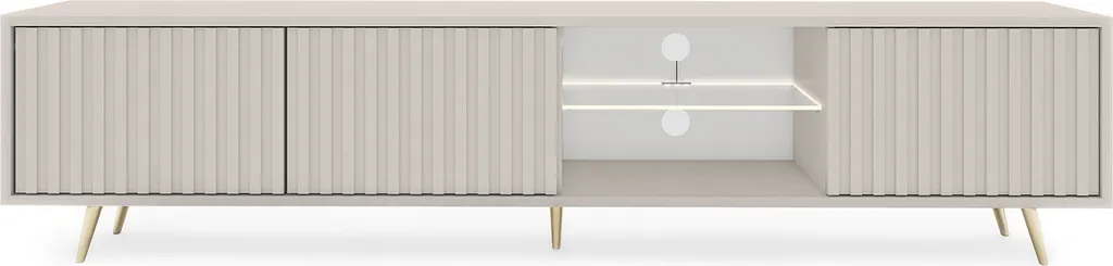 Meuble TV Selsey Bello 175 cm : Finissez-en avec le Désordre du Salon