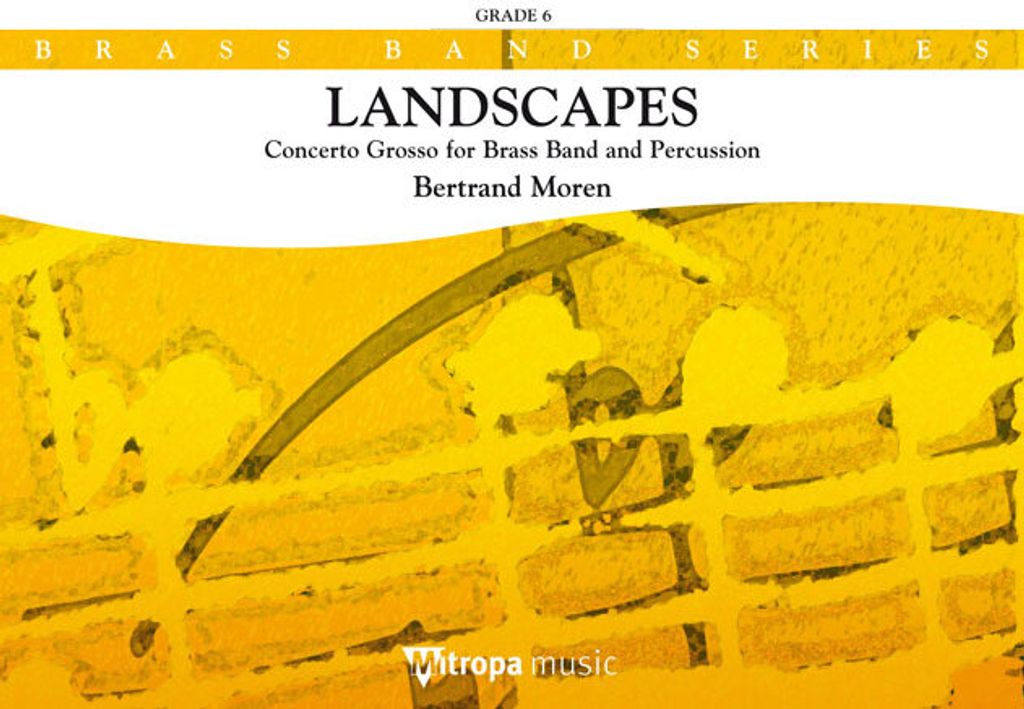 Bertrand Moren, Landscapes Brass Band Partitur